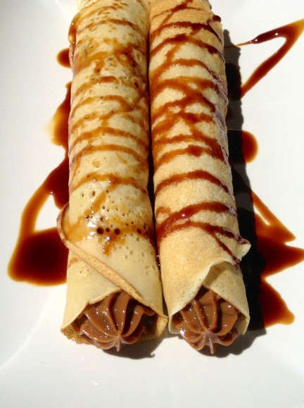 Panqueques rellenos con Dulce de leche x 2