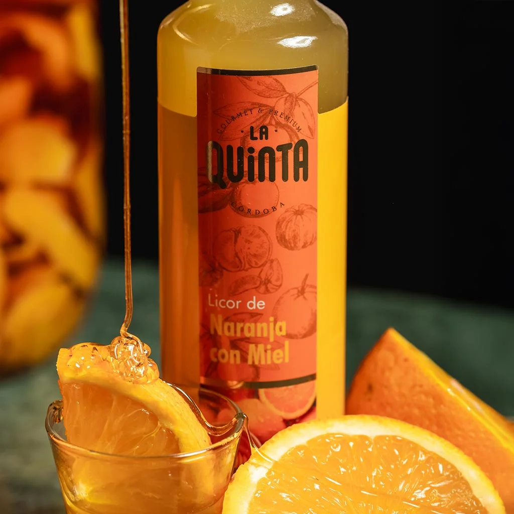 Licor de Naranja con Miel